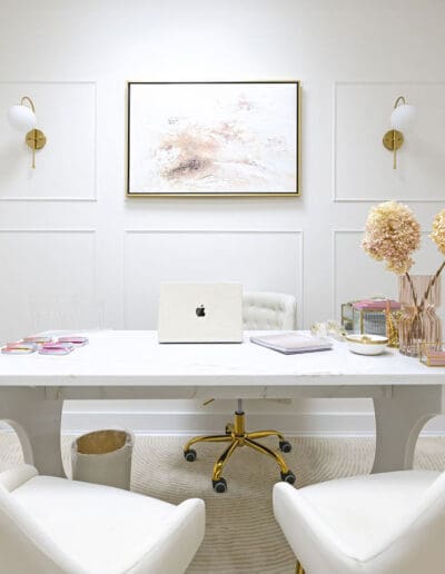 Adorned Boutique meeting area - interior designer Pelham MA