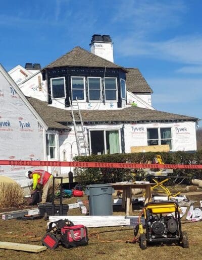 Process of finishing garage of a new house -interior designer Merrimack NH